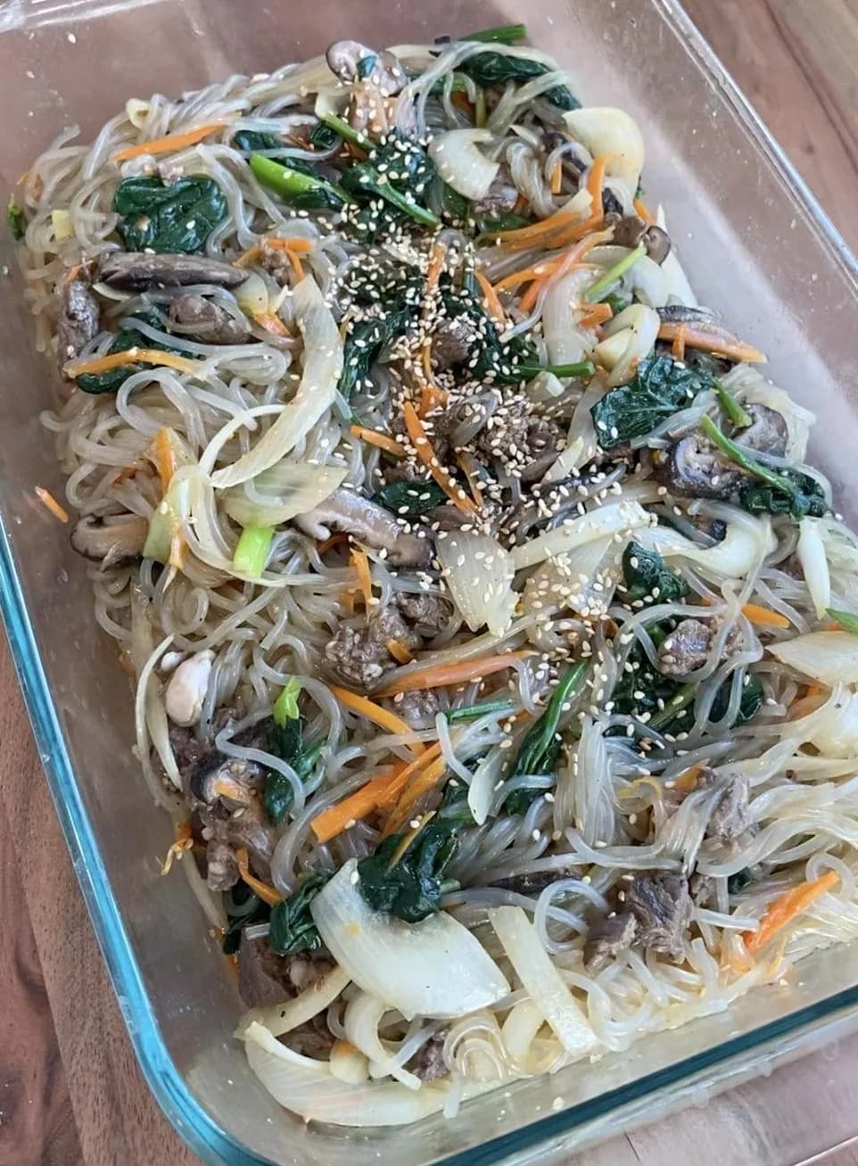 This Japchae (Korean Glass Noodle Stir-Fry) Will Shine at Any Potluck