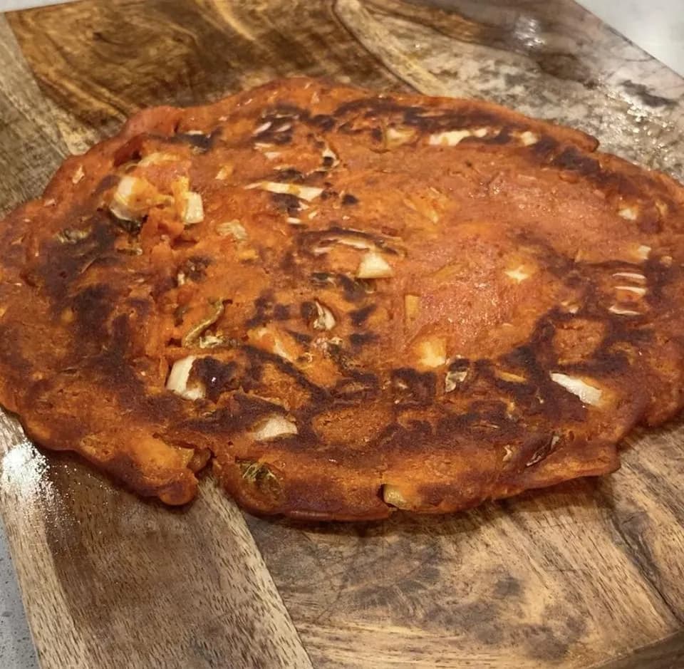 Impress Your Date with this 30 Minute Kimchi Pancake